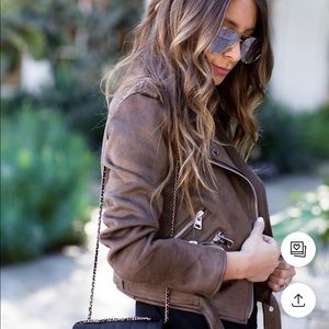 Zara suede jacket size small